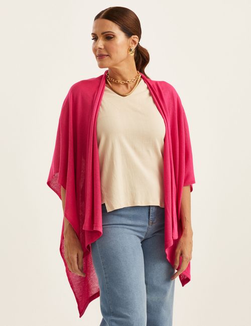 Capa Lisa Tricot Pink