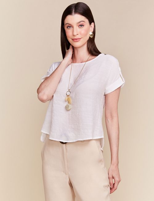 Blusa Martingale Off White