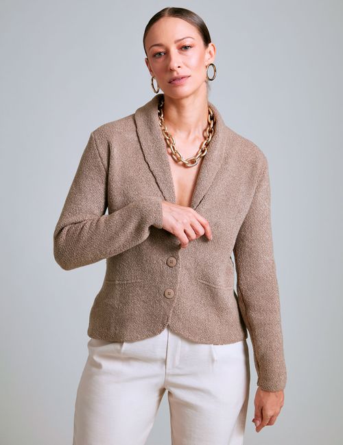 Blazer Mousse Bege