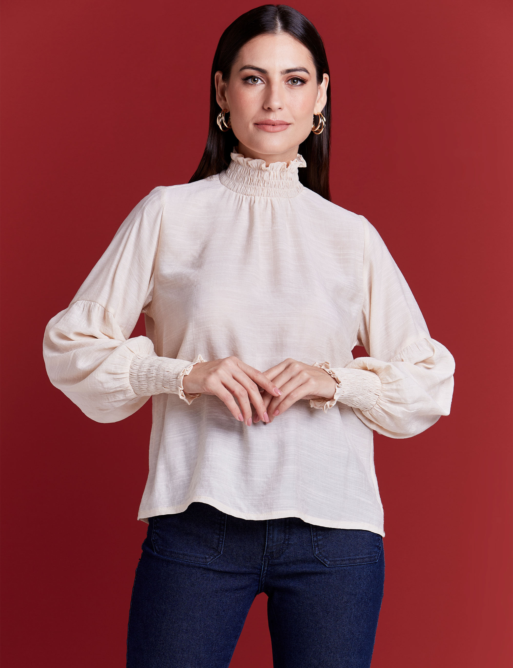 Blusa-Gola-Lastex-Bege---1