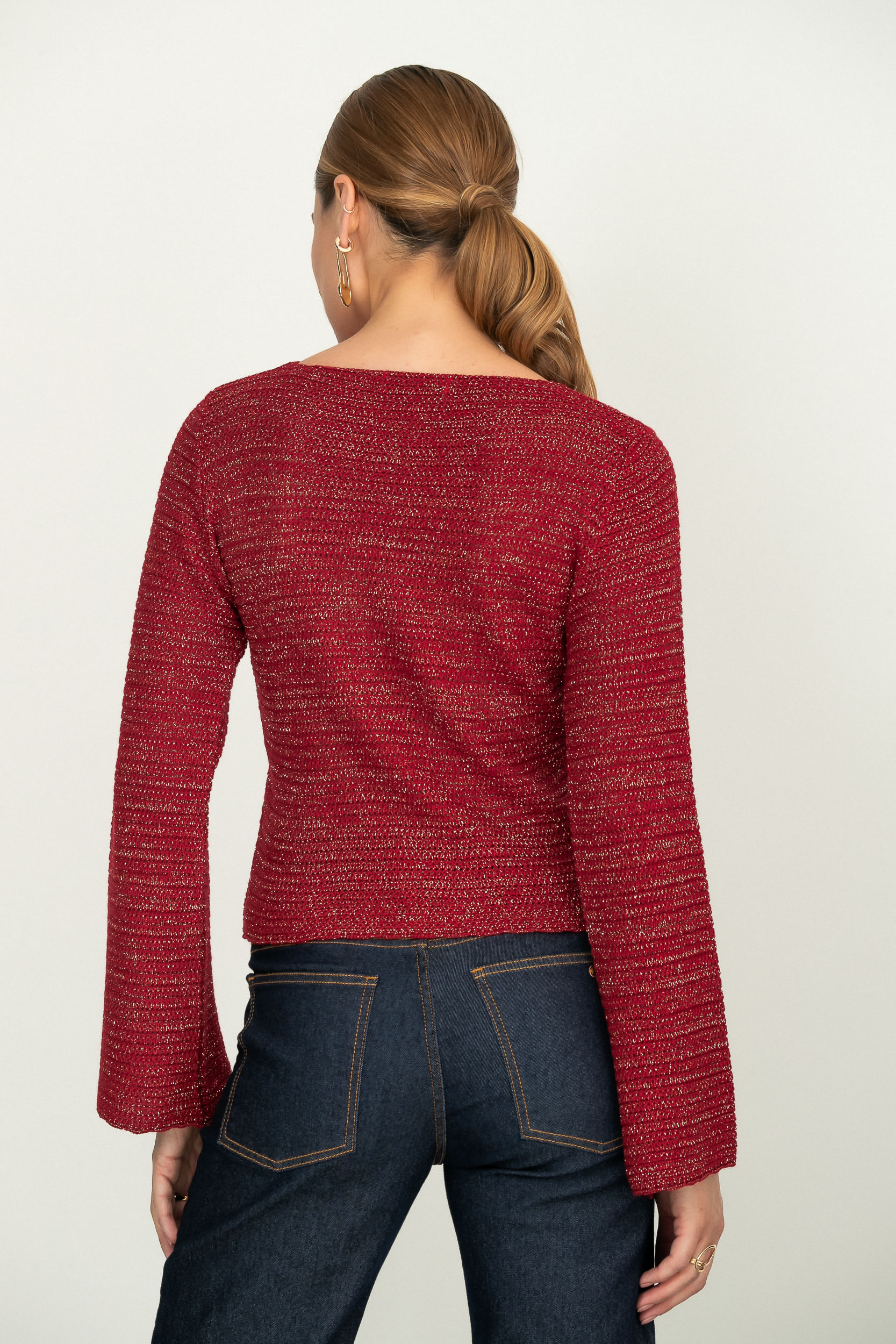 Blusa-Crochet-Lurex-Vermelho