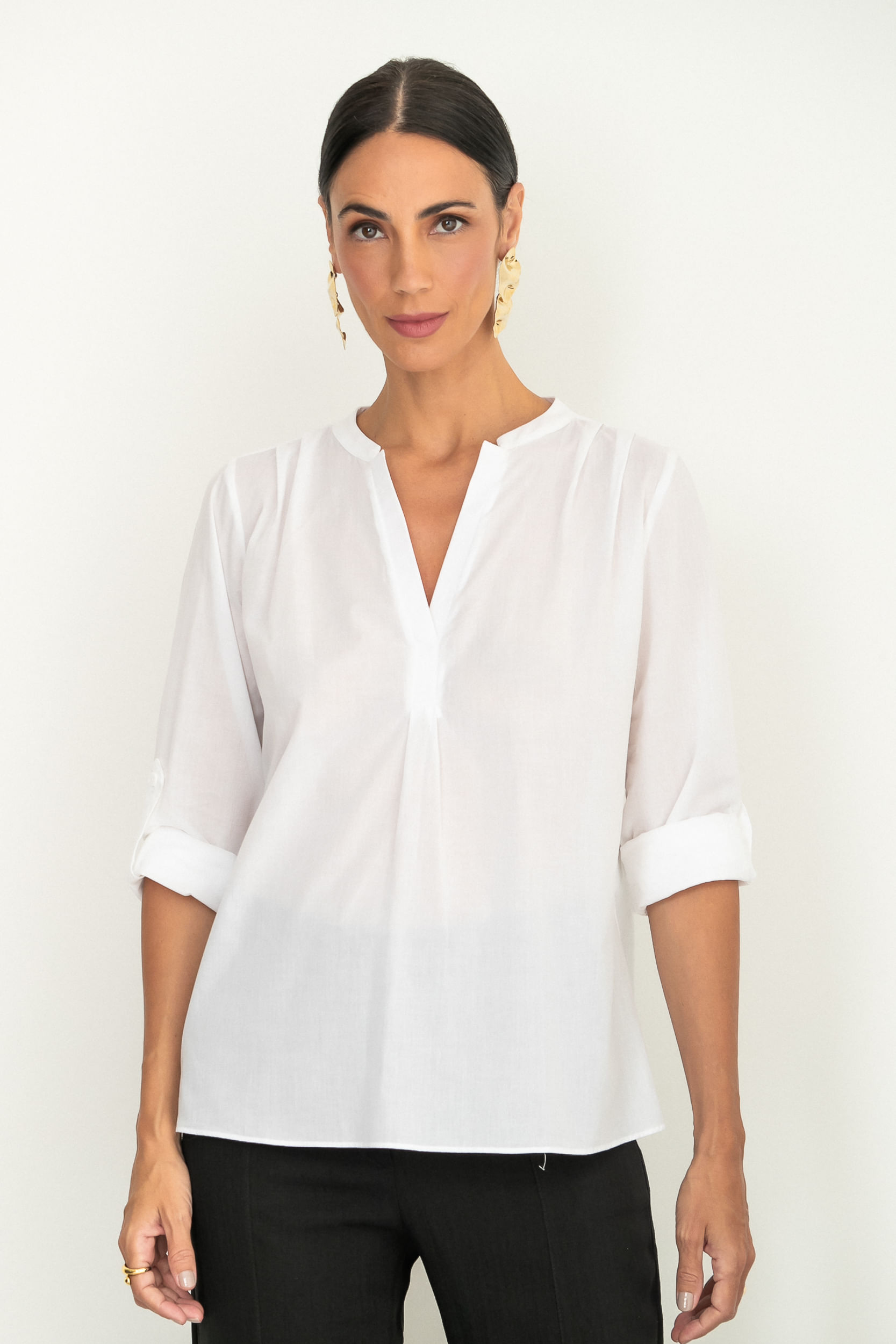 Camisa-Pregas-Cristal-Branca