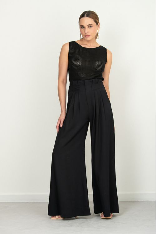 Calça Pantalona Sense Preto