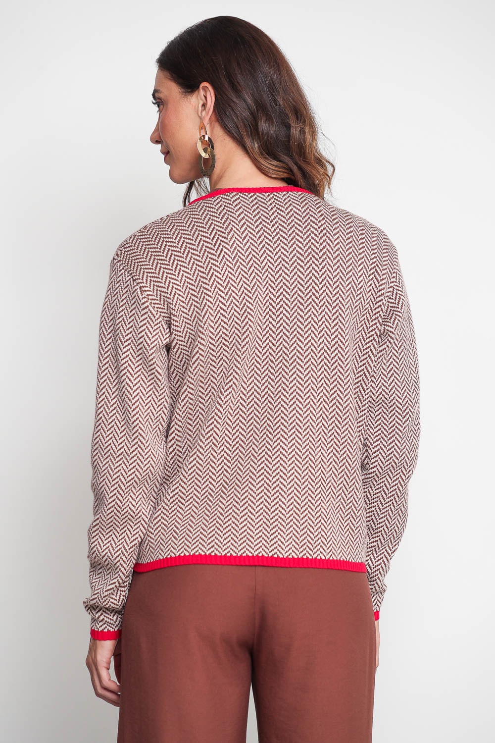 --Cardigan-Tricot-Chevorn-Marrom