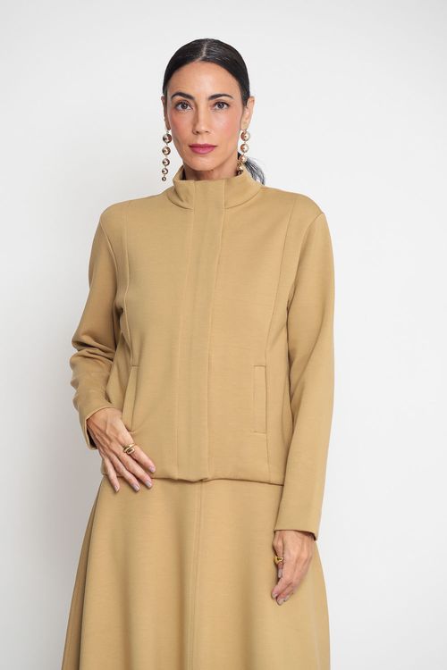 Jaqueta Alfaiataria Comfort Bege