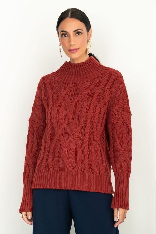 Blusa Tricot Argos Vermelho