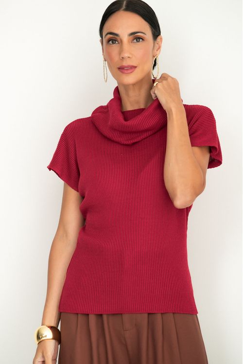 Blusa Pequim Vermelho
