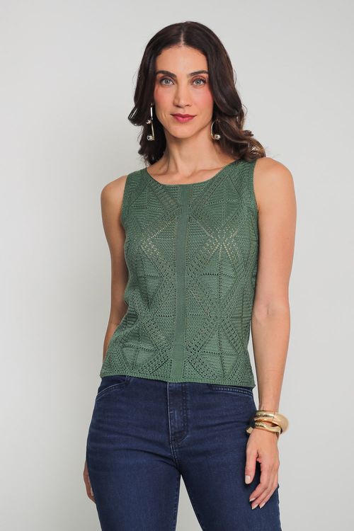 Regata Tricot Vanilla Verde