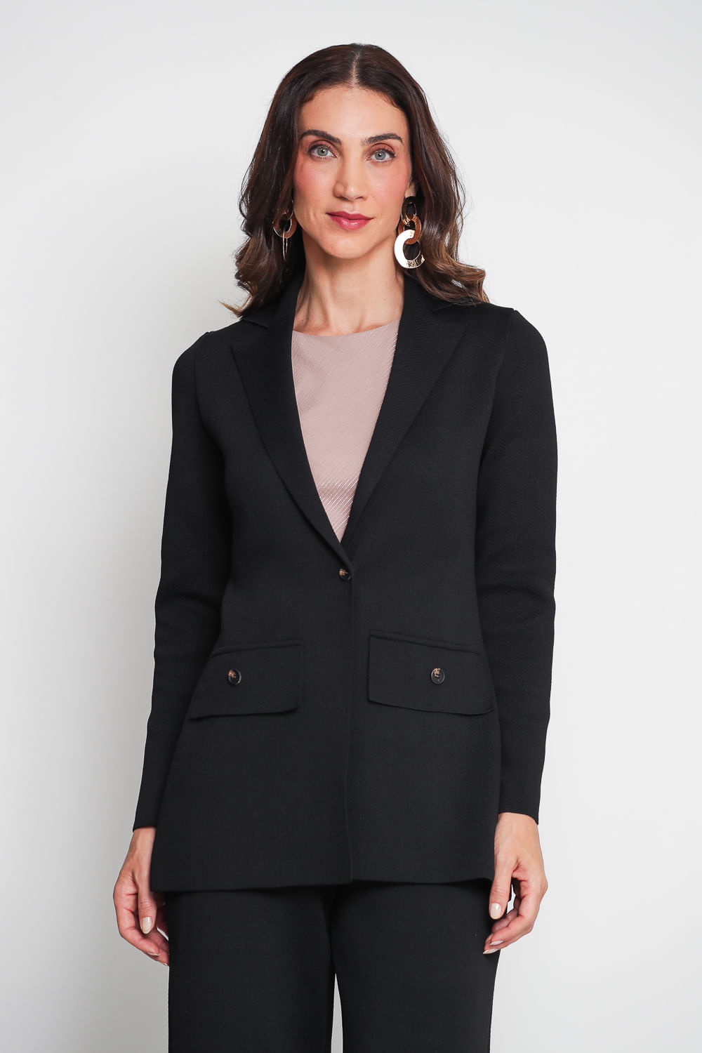 Blazer-Tricot-Alfaiataria-Preto