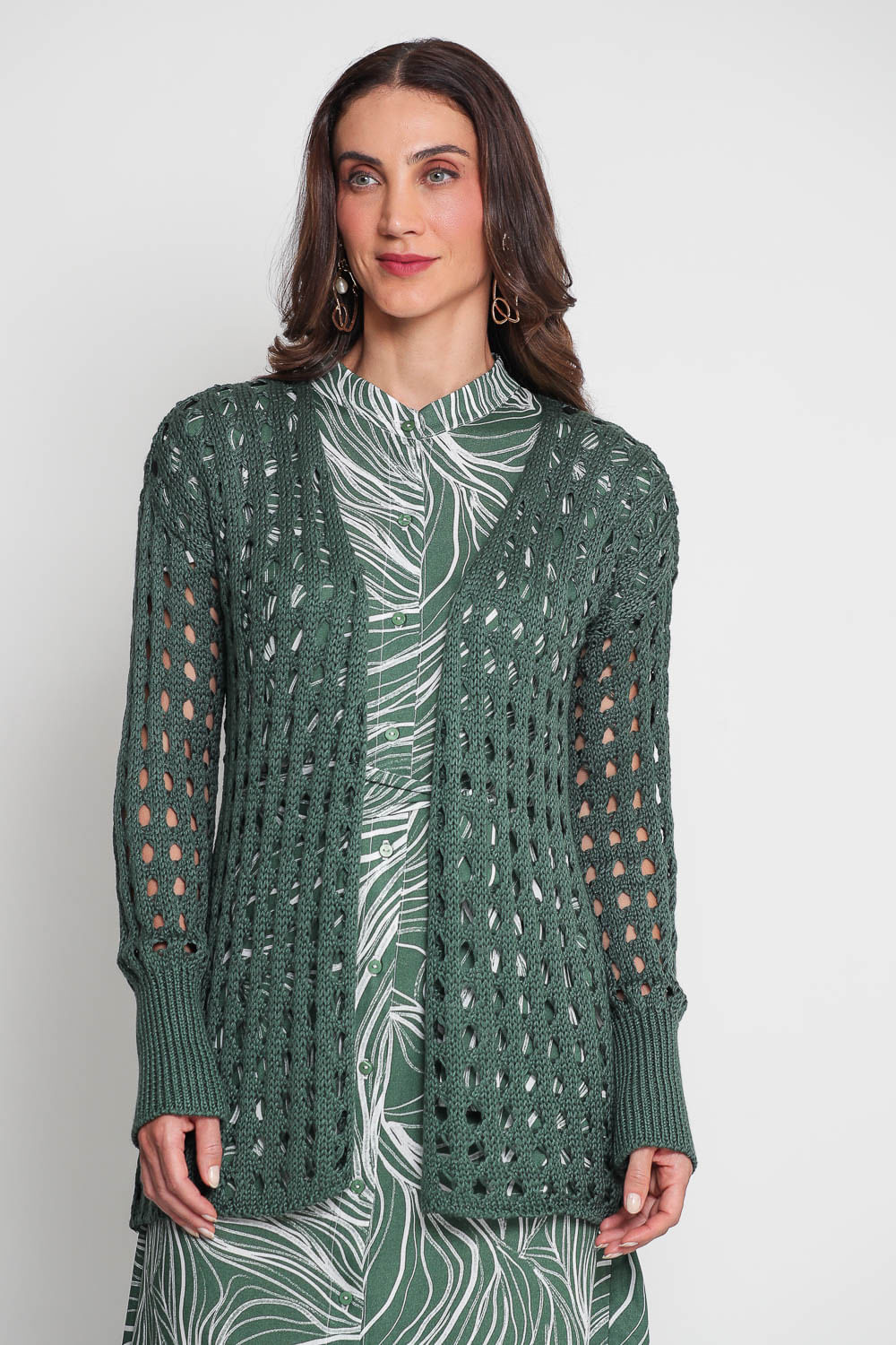 Casaco-Tricot-Dione-Verde
