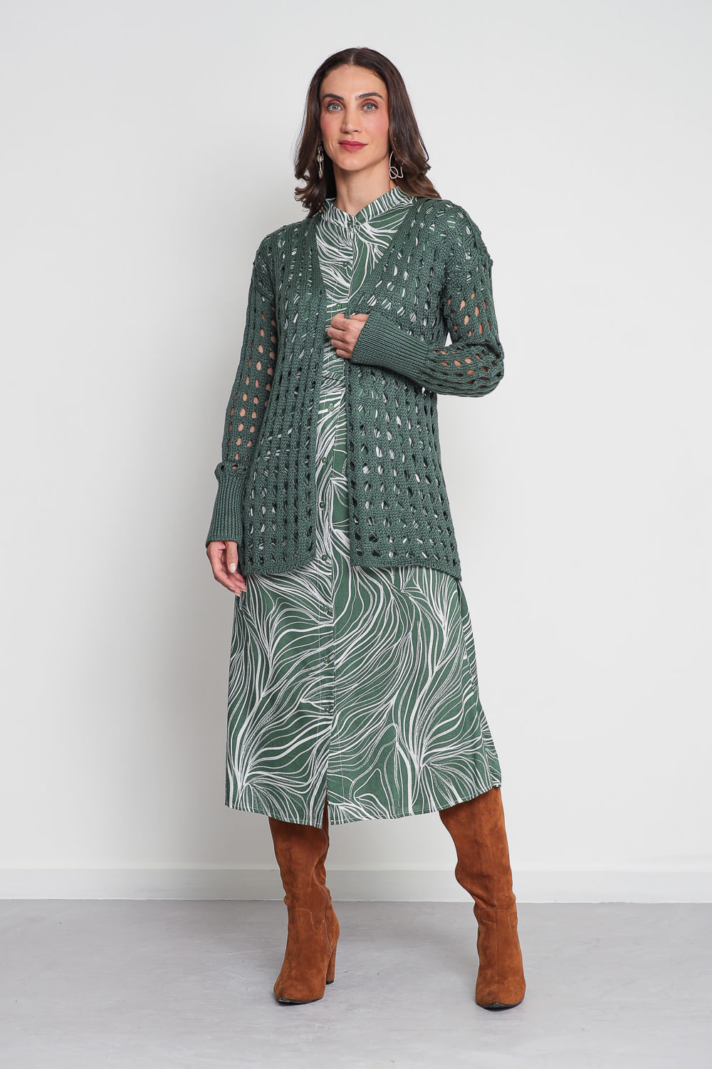 Casaco-Tricot-Dione-Verde