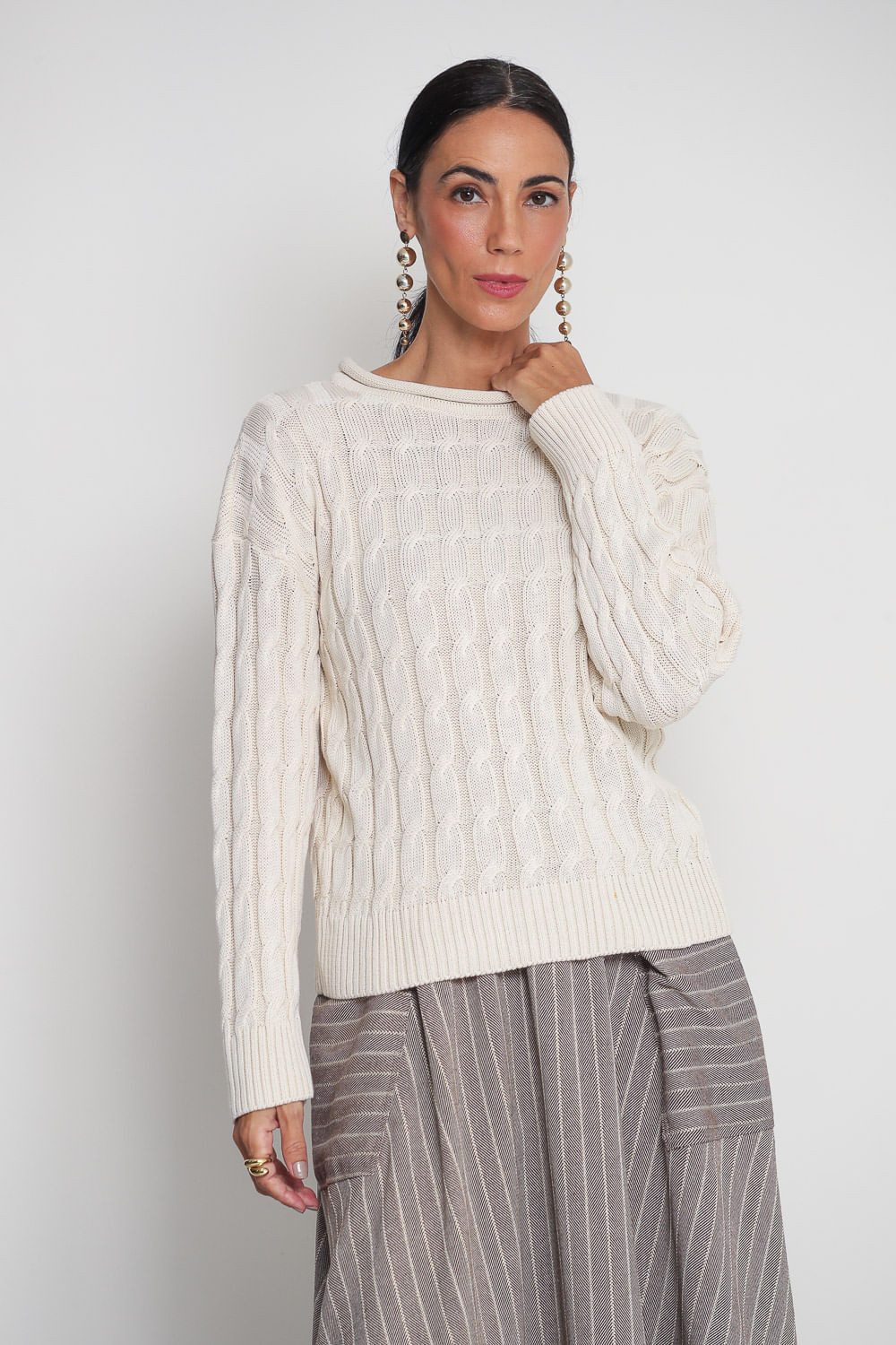 Blusa-Tricot-Cadenas-Areia