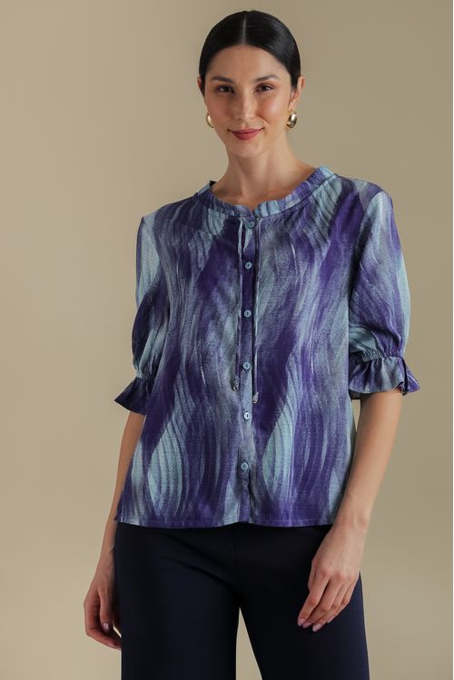 Blusa Ciana Azul
