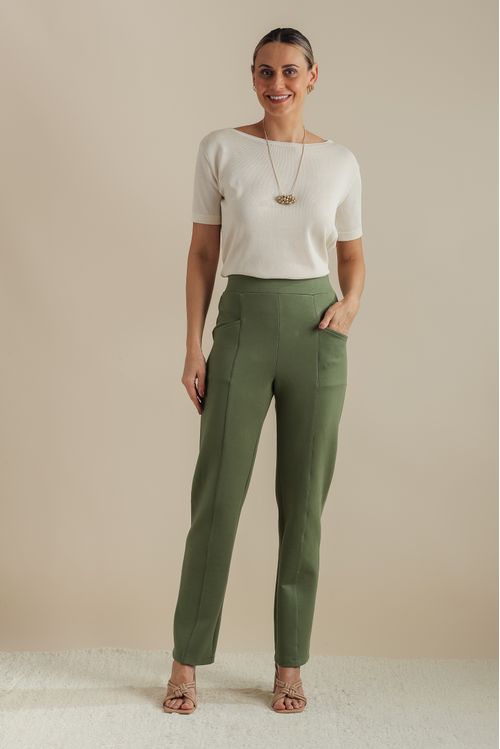 Calça Alfaiataria Comfort Verde
