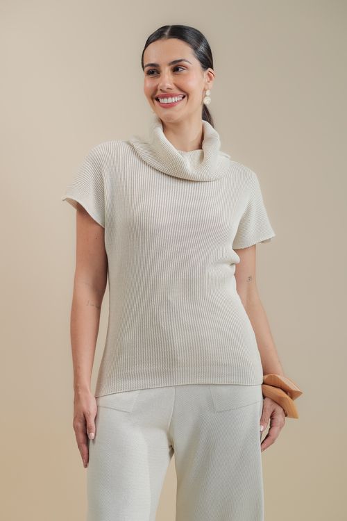 Blusa Pequim Areia